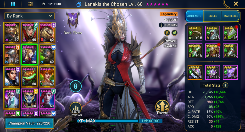 lanakiss build Raid Shadow Legends - Lanakiss The Chosen Build