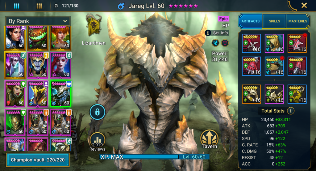 jareg build Raid Shadow Legends - Jareg Build